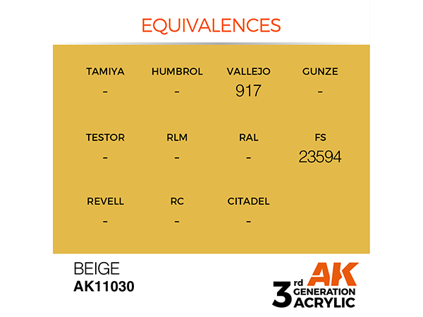 AK-Interactive 3GEN - AK11030 Standard - Beige