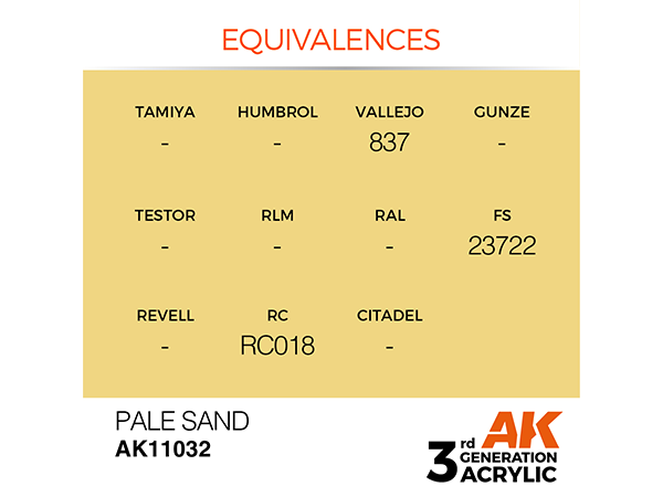 AK-Interactive 3GEN-AK11032 Standard-Pale Sand