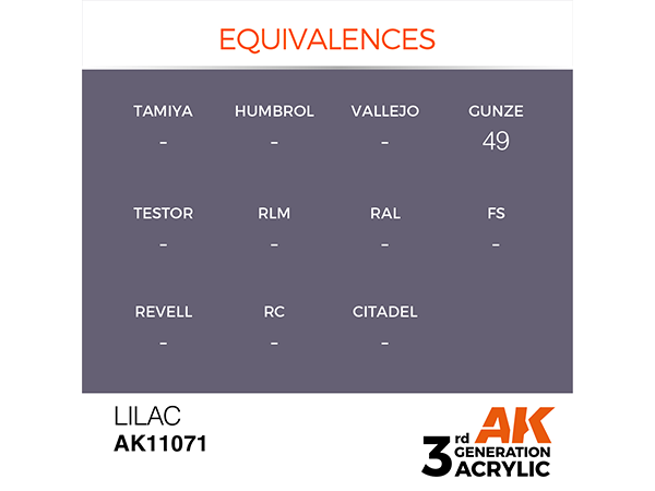 AK-Interactive 3GEN-AK11071 Standard-Lilac