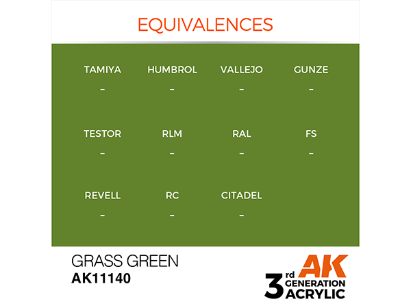 AK-Interactive 3GEN-AK11140 Standard-Grass Green