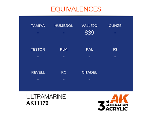 AK-Interactive 3GEN-AK11179 Standard-Ultramarine