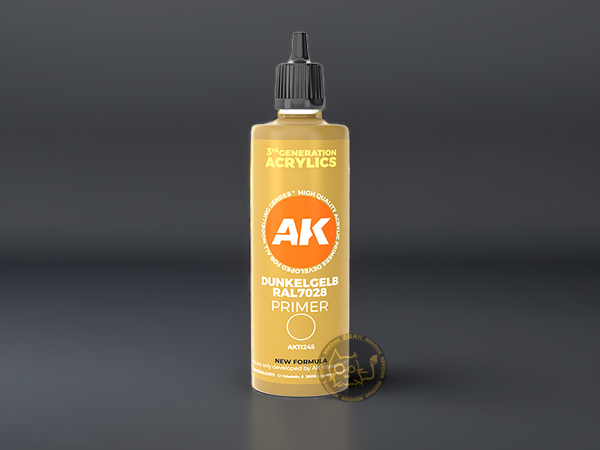 AK-Interactive 3GEN - AK11245 Primer - Dunkelgelb Ral 7028 Dark Yellow