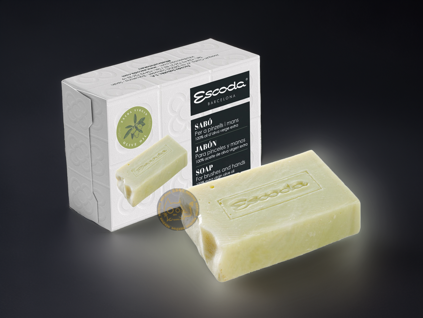 Escoda Soap-9060-Olive Oil Soap For Cleaning Brushes And Hands