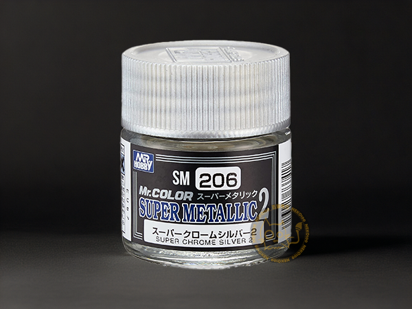 Mr. Hobby - Mr. Color Super Metallic 2 - SM206 Super Chrome Silver