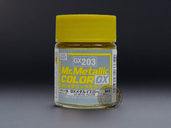 Mr. Hobby - Mr. Metallic Color GX-GX203 GX Metal Yellow