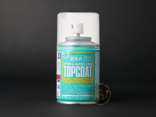 Mr. Hobby - Mr. Premium Topcoat - B602 Semi-Gloss