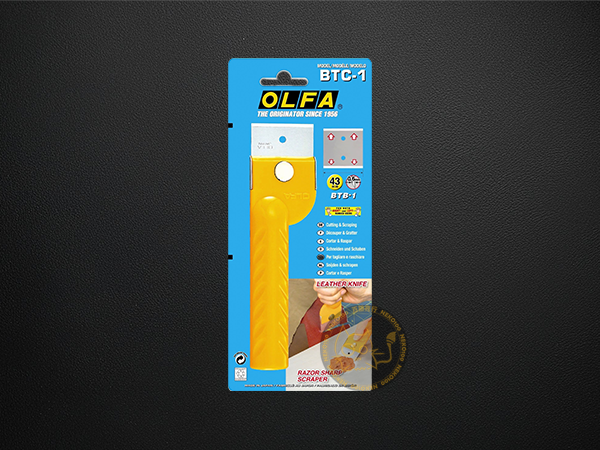 OLFA Cutter-BTC-1 Multi-Purpose Scraper, Leather Knife
