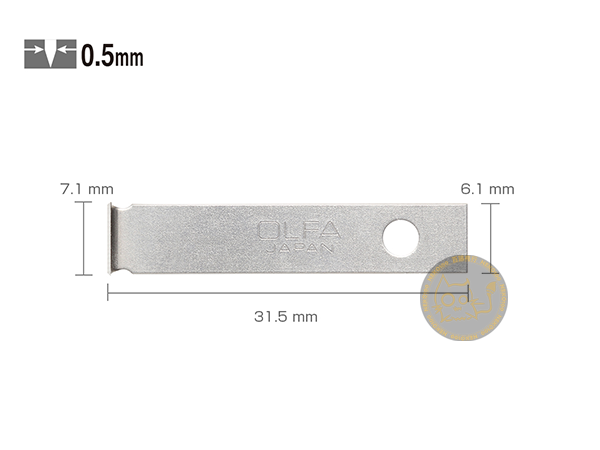 OLFA Blade-KB4-SC Scraper Art Blade - 2 Blades