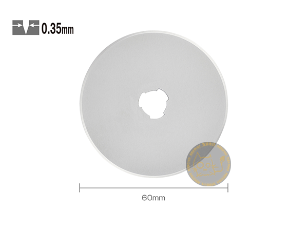 OLFA Blade-60mm RB60 Tungsten Steel Rotary Blade - 1 Blade
