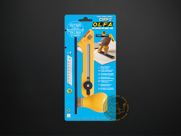 OLFA Cutter-CMP-2 Heavy-Duty Circle Cutter