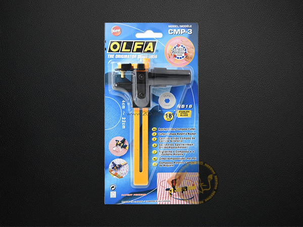 OLFA Cutter-CMP-3 18mm Rotary Circle Cutter