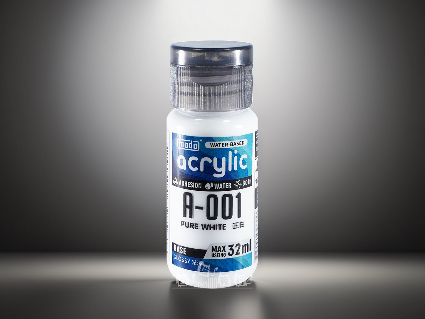 modo 摩多製漆所 亮光水性漆 A001 正白色 32ml