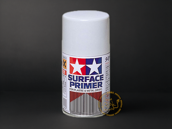 Tamiya Primer - 87026 - Surface Primer for Plastic & Metal - Grey