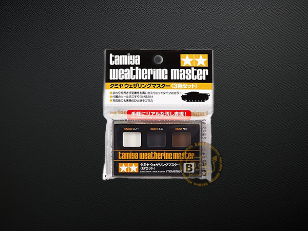 Tamiya Weathering - 87080 - Weathering Master B Set - Snow/Soot/Rust