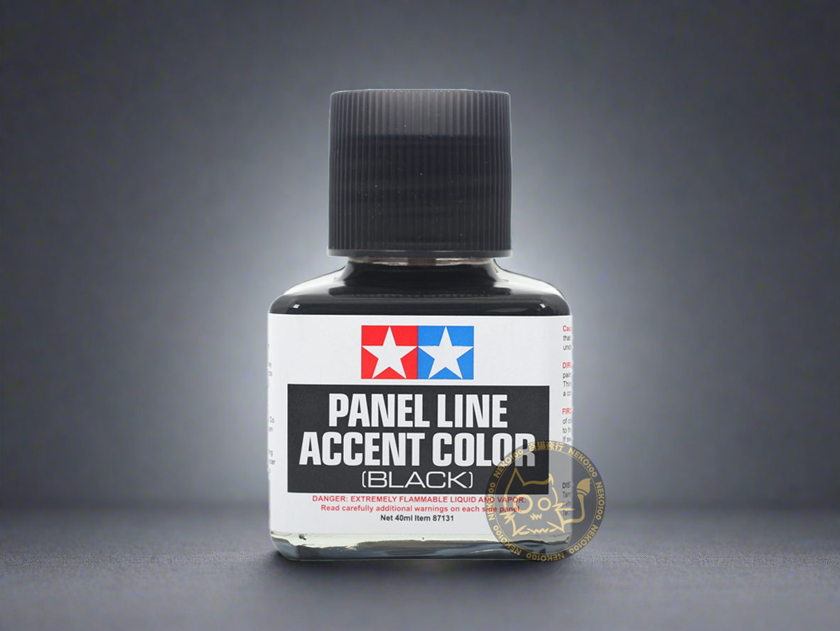 Tamiya - 87131 - Panel Line Accent Color - Black
