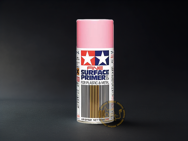 Tamiya Primer - 87146 - Fine Surface Primer L for Plastic & Metal - Pink