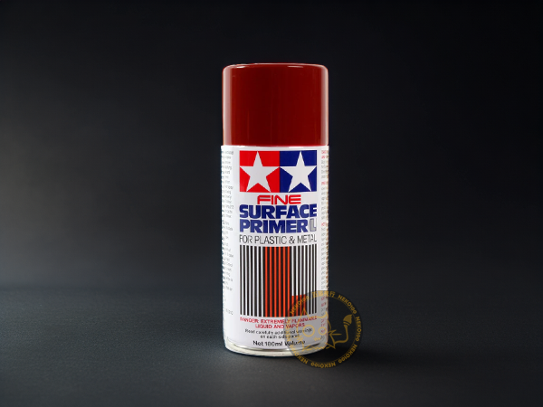 Tamiya Primer - 87160 - Fine Surface Primer L for Plastic & Metal - Oxide Red