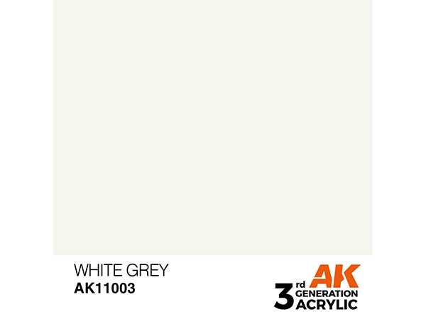 AK-Interactive 3GEN-AK11003 Standard-White Grey