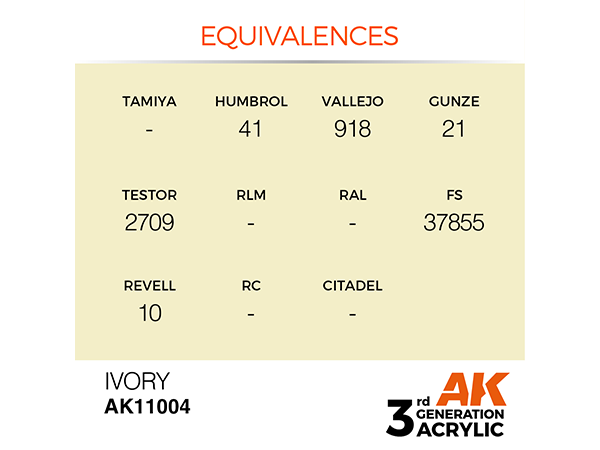 AK-Interactive 3GEN-AK11004 Standard-Ivory