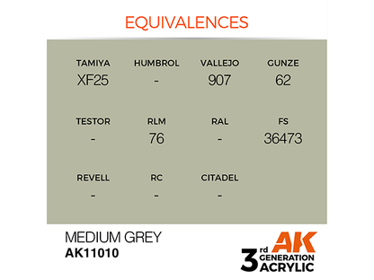 AK-Interactive 3GEN-AK11010 Standard-Medium Grey