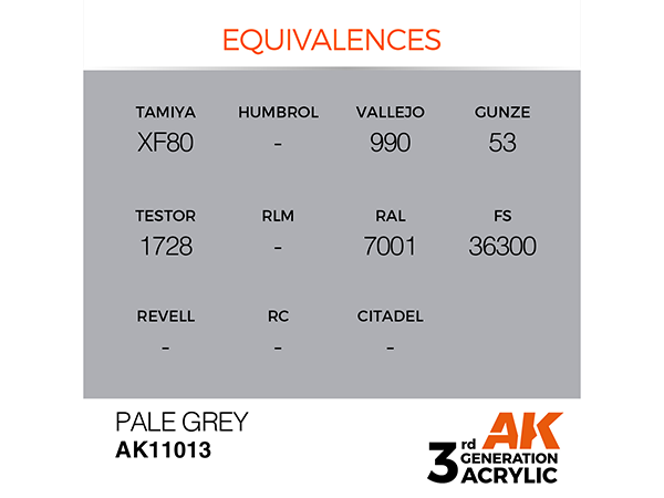 AK-Interactive 3GEN-AK11013 Standard-Pale Grey