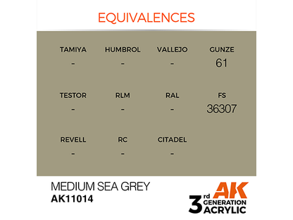 AK-Interactive 3GEN-AK11014 Standard-Medium Sea Grey