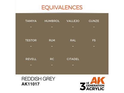 AK-Interactive 3GEN-AK11017 Standard-Reddish Grey