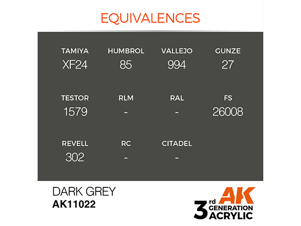 AK-Interactive 3GEN-AK11022 Standard-Dark Grey