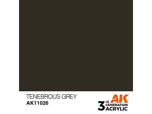 AK-Interactive 3GEN-AK11026 Standard-Tenebrous Grey