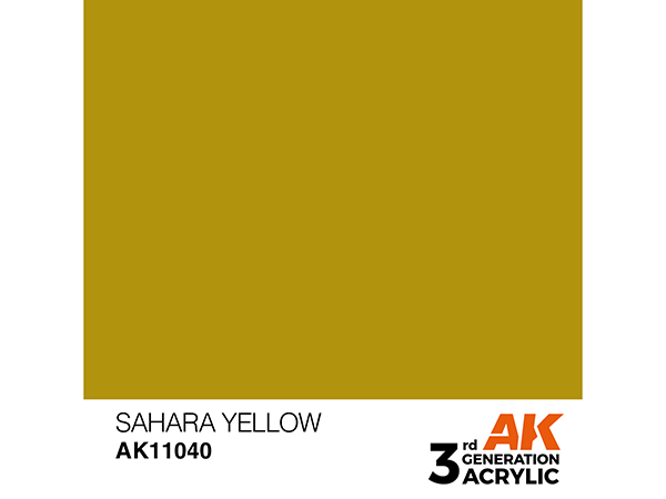 AK-Interactive 3GEN-AK11040 Standard-Sahara Yellow