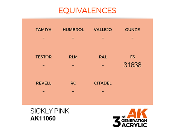 AK-Interactive 3GEN-AK11060 Standard-Sickly Pink