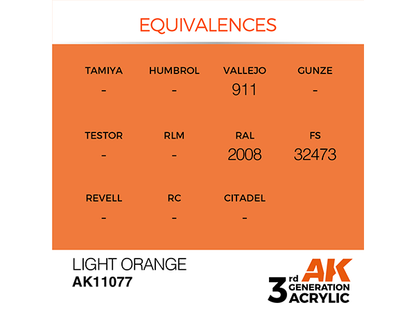 AK-Interactive 3GEN-AK11077 Standard-Light Orange