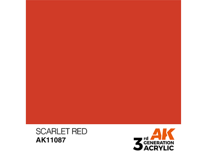 AK-Interactive 3GEN-AK11087 Standard-Scarlet Red