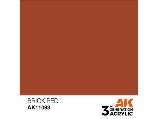 AK-Interactive 3GEN-AK11093 Standard-Brick Red