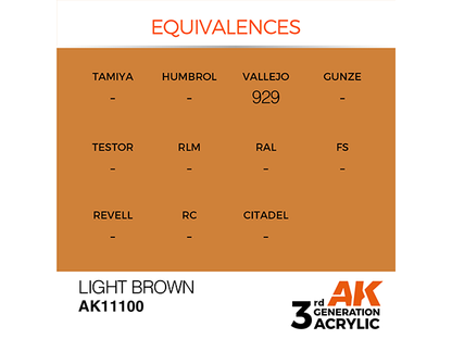 AK-Interactive 3GEN-AK11100 Standard-Light Brown