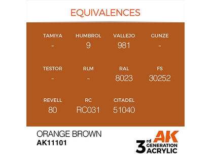 AK-Interactive 3GEN-AK11101 Standard-Orange Brown