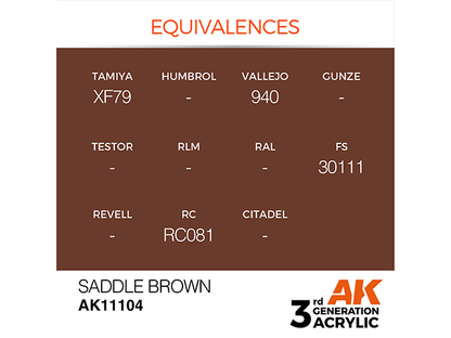 AK-Interactive 3GEN-AK11104 Standard-Saddle Brown