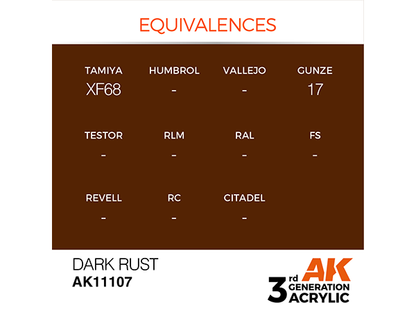 AK-Interactive 3GEN-AK11107 Standard-Dark Rust