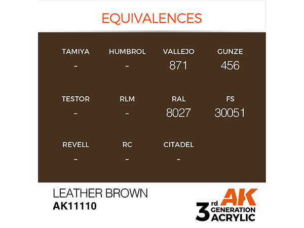 AK-Interactive 3GEN-AK11110 Standard-Leather Brown