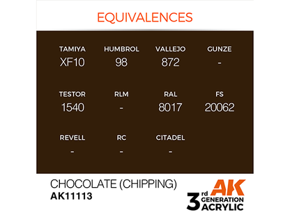 AK-Interactive 3GEN-AK11113 Standard-Chocolate (Chipping)