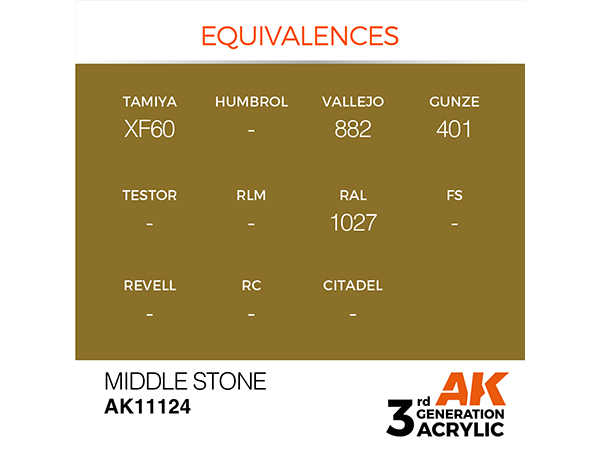 AK-Interactive 3GEN-AK11124 Standard-Middle Stone