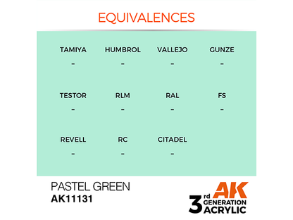 AK-Interactive 3GEN-AK11131 Pastel-Pastel Green