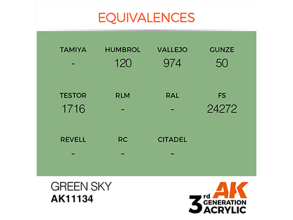 AK-Interactive 3GEN-AK11134 Standard-Green Sky