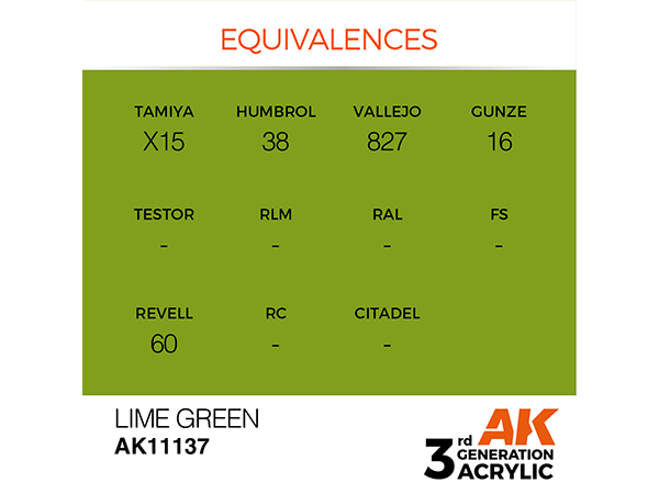 AK-Interactive 3GEN-AK11137 Standard-Lime Green