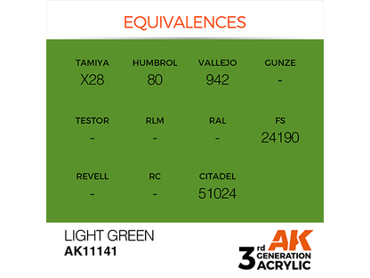 AK-Interactive 3GEN-AK11141 Standard-Light Green