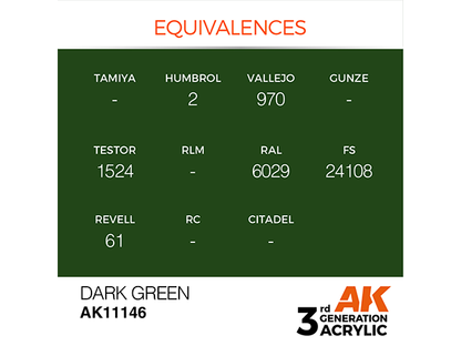 AK-Interactive 3GEN-AK11146 Standard-Dark Green