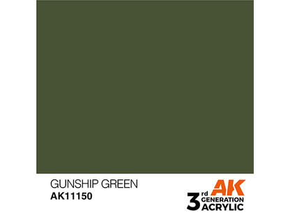 AK-Interactive 3GEN-AK11150 Standard-Gunship Green