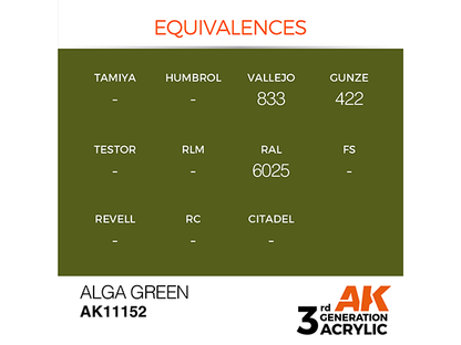 AK-Interactive 3GEN-AK11152 Standard-Alga Green