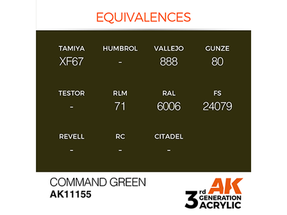 AK-Interactive 3GEN-AK11155 Standard-Command Green