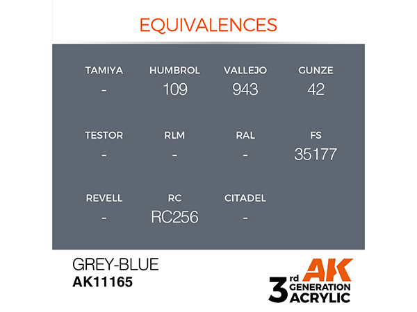 AK-Interactive 3GEN-AK11165 Standard-Grey Blue